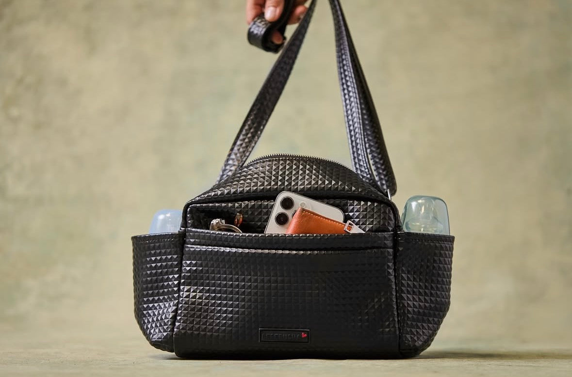 Black Cubic Stroller Bag